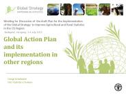 Global Action Plan and its implementation in other regions