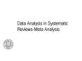 Data Analysis in Systematic Reviews-Meta Analysis PowerPoint PPT Presentation