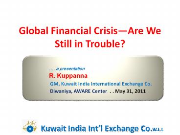 Global Financial Crisis