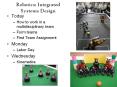 Robotics: Integrated Systems Design PowerPoint PPT Presentation