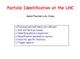 Particle Identification at the LHC Daniel Fournier-LAL Orsay PowerPoint PPT Presentation