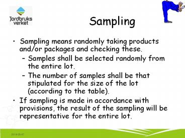 Sampling presentation | free to download