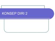KONSEP DIRI 2