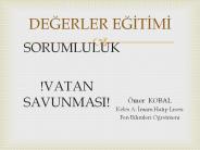 DEGERLER EGITIMI