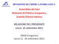 DIVISIONE DI CHIMICA INORGANICA PowerPoint PPT Presentation