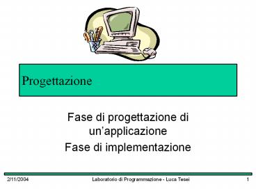 Progettazione