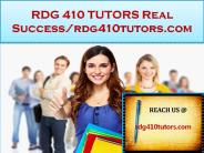 RDG 410 TUTORS Real Success/rdg410tutors.com
