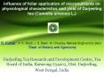 Influence of foliar application of micronutrients on physiological characteristics and yield of Darjeeling tea (Camellia sinensis L.) PowerPoint PPT Presentation