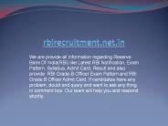 RBI Recruitment 2016