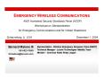 EMERGENCY WIRELESS COMMUNICATIONS PowerPoint PPT Presentation