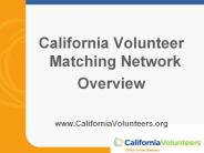 California Volunteer Matching Network