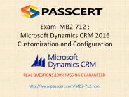Microsoft MB2-712 exam practice test