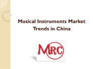 Musical Instruments Market Trends in China