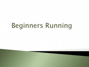 Five tips for beginners running for weight loss