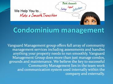Condominium management