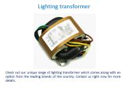 Lighting transformer (1)