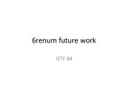 6renum future work