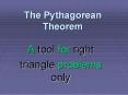 The Pythagorean Theorem PowerPoint PPT Presentation