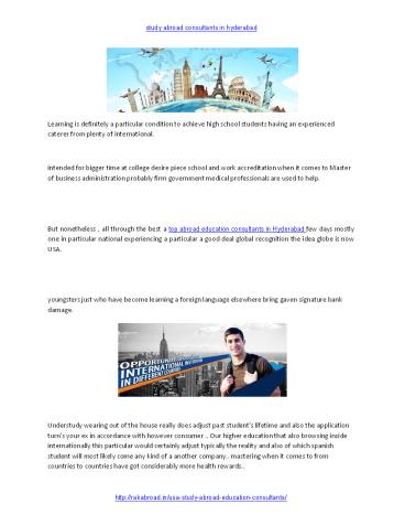 list of overseas education consultants in hyderabad