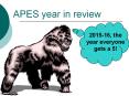 APES year in review PowerPoint PPT Presentation