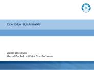 OpenEdge High Availabilty
