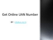 Universal account number status