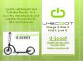 Quality Lightweight Foldable Electric Kick Scooters by U-Scoot Scooters PowerPoint PPT Presentation