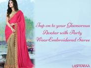 Embroidered Saree