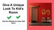 Asian Wall Decor