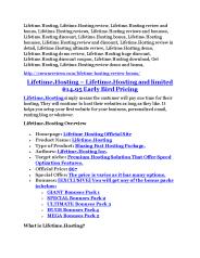 Lifetime.Hosting review - EXCLUSIVE bonus of Lifetime.Hosting