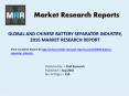 Battery Separator Market Chain Structure, Upstream Raw Materials and Downstream Analysis Report 2016 PowerPoint PPT Presentation