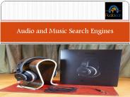 Audio and Music Search Engines