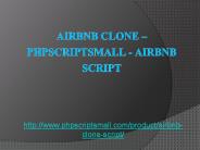 Airbnb Clone – PHPSCRIPTSMALL - Airbnb Script