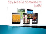 Spy mobile phone software in India
