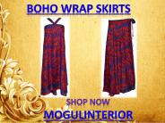 Boho Wrap Skirts by Mogulinterior