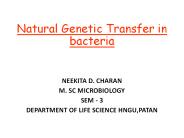Natural mediated gene transfer