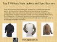 Latest Military Style Jackets PowerPoint PPT Presentation