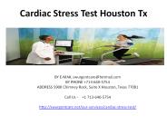cardiac stress test houston tx