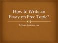 Free essay PowerPoint PPT Presentation