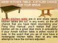 Amish Kitchen Table - A Stylish Choice For Your Space PowerPoint PPT Presentation