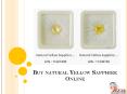 Buy Natural Yellow Sapphire Online