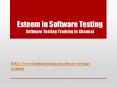 Software testing training in chennai PowerPoint PPT Presentation