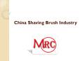 China Shaving Brush Industry PowerPoint PPT Presentation
