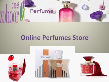 Top Branded Perfumes in Saudi Arabia