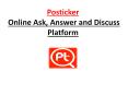 Free online polling , surveys maker and opinions sharing app  -  Posticker PowerPoint PPT Presentation