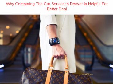Car Service in Denver