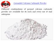 Grounded Calcite Powder