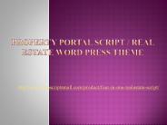 Open Source Real Estate Agency Script | Property Portal Script