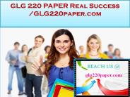 GLG 220 PAPER Real Success/glg220paper.com