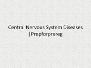 CNS Diseases | Pharmacy News UK | Prepforprereg